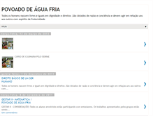 Tablet Screenshot of povoadodeaguafria.blogspot.com