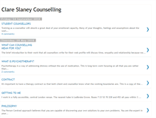 Tablet Screenshot of clareslaneycounselling.blogspot.com