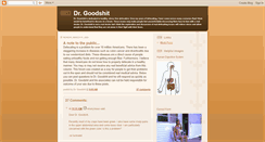 Desktop Screenshot of drgoodshit.blogspot.com