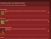 Tablet Screenshot of modellinginminiature.blogspot.com