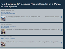 Tablet Screenshot of peruecologicoconcursonacional.blogspot.com