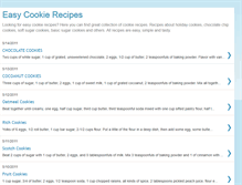 Tablet Screenshot of easycookie-recipes.blogspot.com