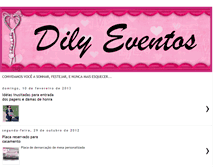 Tablet Screenshot of dilyeventos.blogspot.com