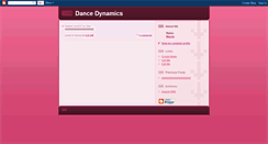 Desktop Screenshot of dancedynamics.blogspot.com