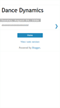 Mobile Screenshot of dancedynamics.blogspot.com
