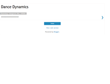 Tablet Screenshot of dancedynamics.blogspot.com