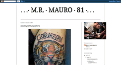 Desktop Screenshot of mrmauro81.blogspot.com