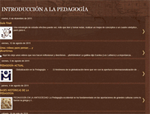 Tablet Screenshot of introducpedagogia.blogspot.com