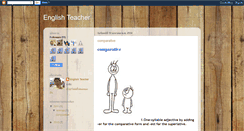 Desktop Screenshot of englishteacher033.blogspot.com