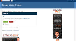 Desktop Screenshot of energyinformations.blogspot.com