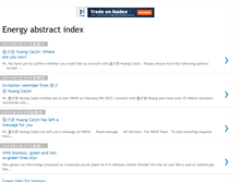 Tablet Screenshot of energyinformations.blogspot.com