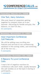 Mobile Screenshot of conferencecallsinfo.blogspot.com