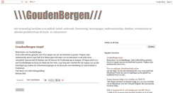 Desktop Screenshot of goudenbergen.blogspot.com
