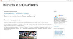 Desktop Screenshot of medicinadeportivahipertermica.blogspot.com