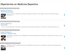 Tablet Screenshot of medicinadeportivahipertermica.blogspot.com