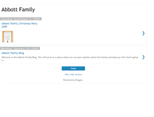 Tablet Screenshot of abbottfamilyblog.blogspot.com