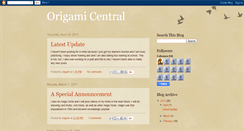 Desktop Screenshot of origamicentral-origami.blogspot.com