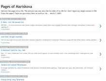 Tablet Screenshot of mariskova.blogspot.com