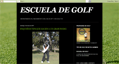 Desktop Screenshot of escueladegolf.blogspot.com