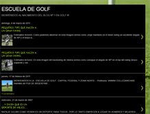 Tablet Screenshot of escueladegolf.blogspot.com