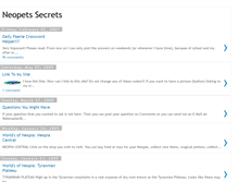 Tablet Screenshot of neosecrets.blogspot.com