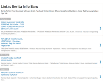 Tablet Screenshot of lintasberitabaru.blogspot.com