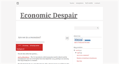 Desktop Screenshot of economicdespair.blogspot.com