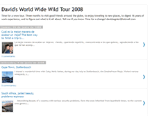 Tablet Screenshot of davidworldtour2008.blogspot.com