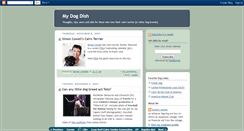 Desktop Screenshot of mydogdish.blogspot.com