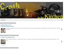 Tablet Screenshot of crashinthekitchen.blogspot.com