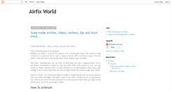 Desktop Screenshot of airfixworld.blogspot.com