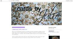 Desktop Screenshot of cardsbyjulie.blogspot.com