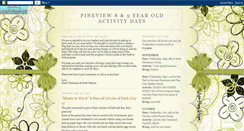 Desktop Screenshot of pineviewactivitydays.blogspot.com