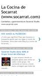 Mobile Screenshot of lacocinadesocarrat.blogspot.com
