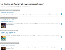 Tablet Screenshot of lacocinadesocarrat.blogspot.com