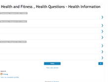 Tablet Screenshot of healthtodaysite.blogspot.com
