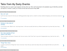 Tablet Screenshot of mydustyovaries.blogspot.com