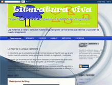 Tablet Screenshot of nuestraliteraturavive.blogspot.com