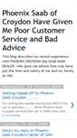Mobile Screenshot of phoenix-saab-croydon-service-problems.blogspot.com