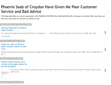 Tablet Screenshot of phoenix-saab-croydon-service-problems.blogspot.com
