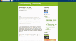 Desktop Screenshot of alabamahikingtrailsociety.blogspot.com