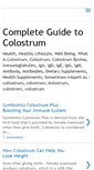 Mobile Screenshot of natural-colostrum.blogspot.com