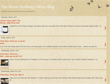 Tablet Screenshot of knownothingwine.blogspot.com