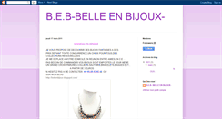 Desktop Screenshot of bellenbijoux.blogspot.com