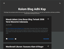 Tablet Screenshot of kolomblogadhiksp.blogspot.com