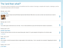 Tablet Screenshot of beginningtheandthenwhat.blogspot.com