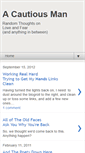 Mobile Screenshot of cautiousman.blogspot.com