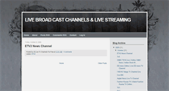 Desktop Screenshot of liveallchannels.blogspot.com