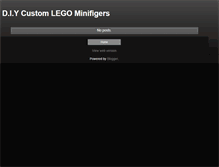 Tablet Screenshot of diycustomlegominifigers.blogspot.com