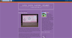 Desktop Screenshot of livelovelaughstampdeli.blogspot.com
